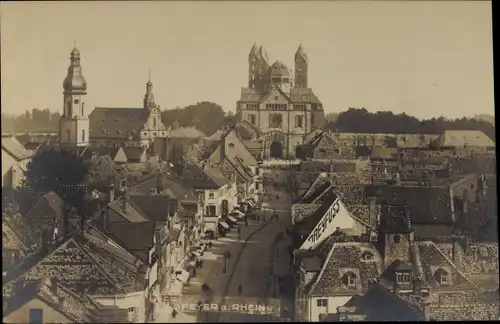 Foto Ak Speyer am Rhein, Stadtbild