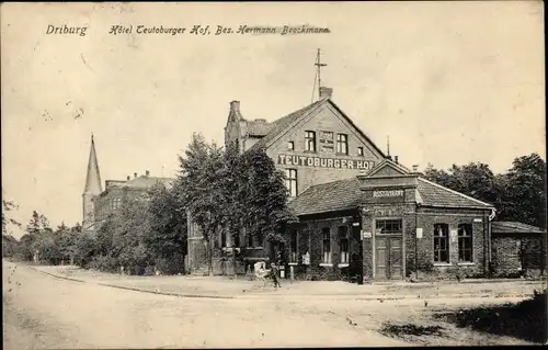 Ak Bad Driburg in Westfalen, Hotel Teutoburger Hof