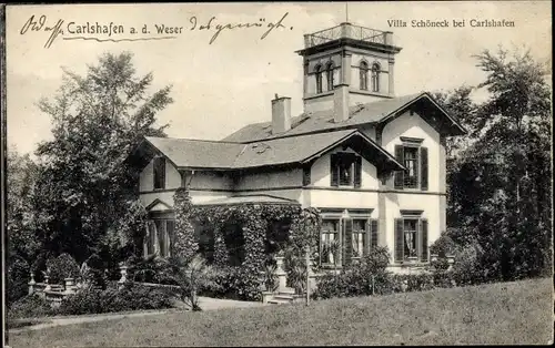 Ak Bad Karlshafen an der Weser, Villa Schöneck