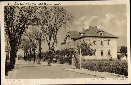 Ak Dahlen in Sachsen, Haushaltungsschule