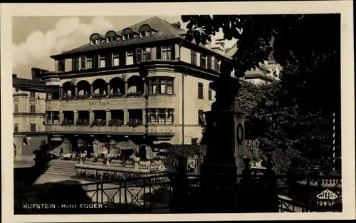 Ak Kufstein in Tirol, Hotel Egger