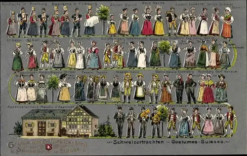 Ak Schweizer Trachten, Übersicht
