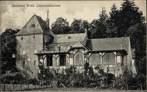 Ak Aachen in Nordrhein Westfalen, Aachener Wald, Linzenshäuschen