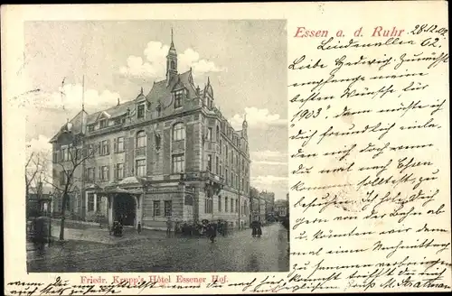 Ak Essen im Ruhrgebiet, Friedrich Krupp's Hotel Essener Hof