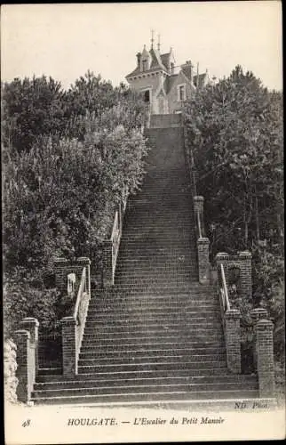 Ak Houlgate Calvados, L'Escalier du Petit Manoir