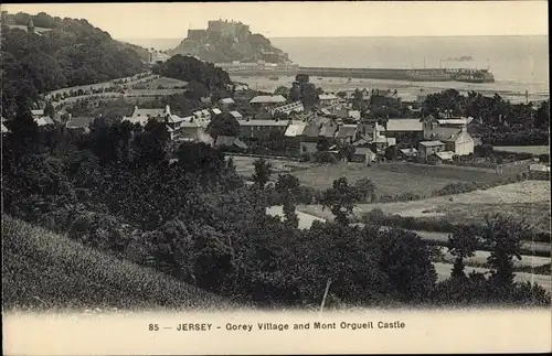 Ak Gorey Jersey Kanalinseln, Mont Orgueil Castle