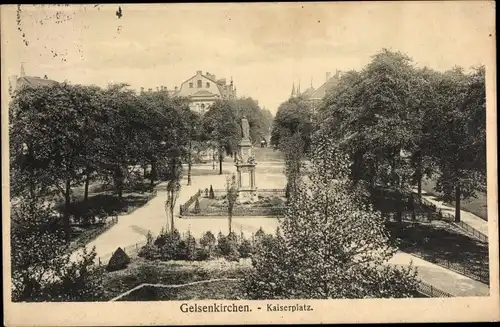 Ak Gelsenkirchen im Ruhrgebiet, Kaiserplatz