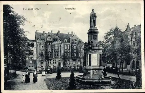 Ak Gelsenkirchen im Ruhrgebiet, Kaiserplatz