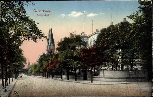 Ak Gelsenkirchen im Ruhrgebiet, Kaiserstraße