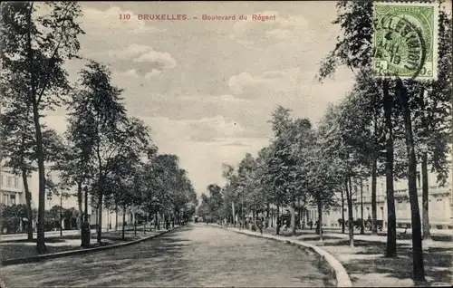 Ak Bruxelles Brüssel, Boulevard du Regent