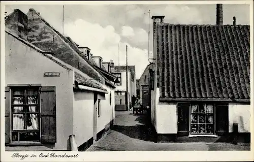 Ak Zandvoort Nordholland Niederlande, Steegje, Straßenpartie