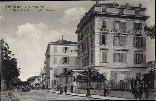 Ak San Remo Ligurien, Morandi's Hotel, Corso Victor Hugo