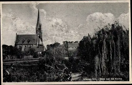 Ak Drezdenko Driesen Neumark Ostbrandenburg, Kirche