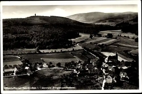 Ak Neunkirchen im Odenwald Modautal, Fliegeraufnahme vom Ort