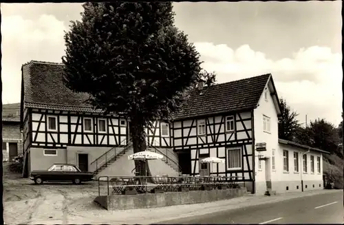 Ak Groß Gumpen Reichelsheim im Odenwald, Gasthaus Zum Deutschen Kaiser, Inh. Philipp Arras