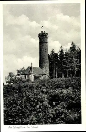 Ak Bad Münder am Deister, Süntelturm