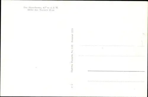 Ak Bad Münder am Deister, Süntelturm