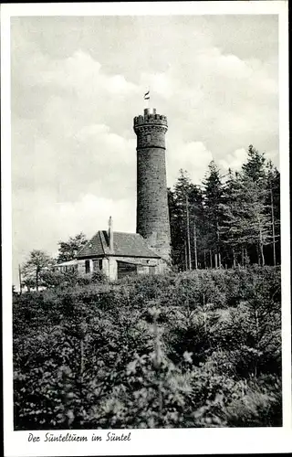 Ak Bad Münder am Deister, Süntelturm