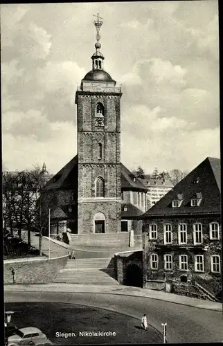 Ak Siegen in Westfalen, Nikolaikirche