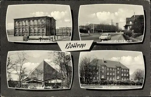 Ak Bottrop im Ruhrgebiet Nordrhein Westfalen, Johannes Schule, Brauckstraße