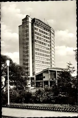 Ak Lünen in Westfalen, Neues Rathaus, Hochhaus