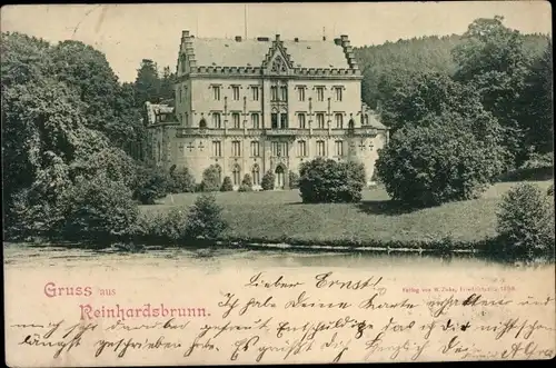 Ak Reinhardsbrunn Friedrichroda im Thüringer Wald, Schloss