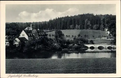 Ak Grillenburg Tharandt im Erzgebirge, Jagdschloss 