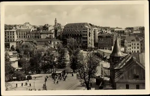 Ak Plauen im Vogtland, Postplatz