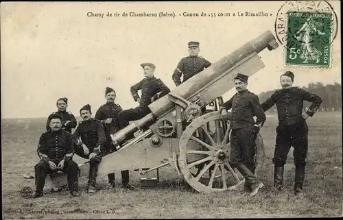 Ak Chambaran Isere, Canon de 155 court Le Rimailho