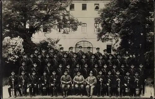 Foto Ak Militär Gruppenportrait