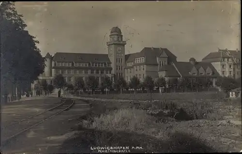 Ak Ludwigshafen am Rhein, Rheinschule