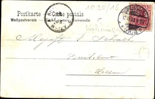 Ak Kaliningrad Königsberg Ostpreußen, Schlossteich