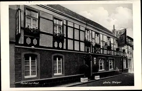 Ak Blankenheim an der Ahr Eifel, Hotel Restaurant Zur Post