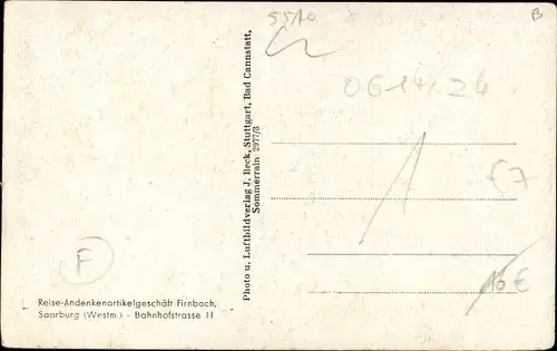 Ak Sarrebourg Saarburg Lothringen Moselle, Bahnhof