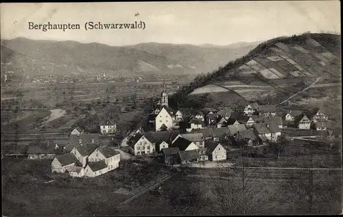Ak Berghaupten in Baden Württemberg, Blick auf den Ort