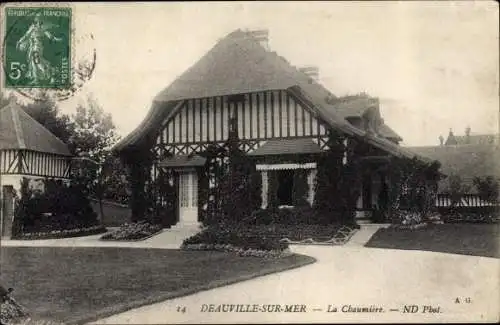 Ak Deauville Calvados, La Chaumiere