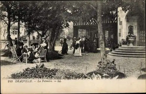 Ak Deauville Calvados, La Potiniere
