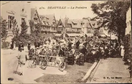 Ak Deauville Calvados, La Potiniere