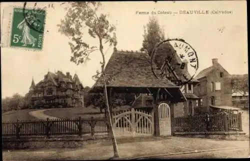 Ak Deauville Calvados, Ferme du Coteau