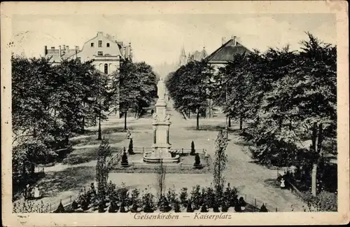 Ak Gelsenkirchen im Ruhrgebiet, Kaiserplatz