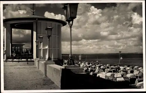 Ak Seebad Binz auf Rügen, Blick vom Konzertplatz