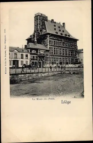 Ak Liège Lüttich Wallonien, Le Pont de Piete