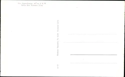 Ak Bad Münder am Deister, Süntelturm