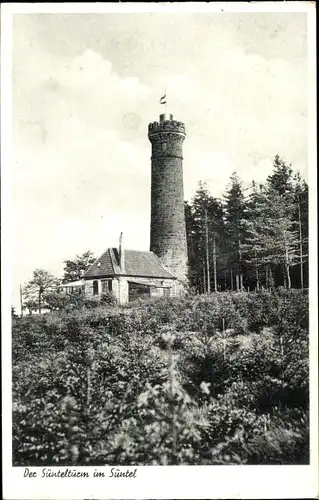 Ak Bad Münder am Deister, Süntelturm