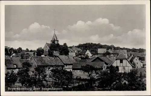 Ak Beyernaumburg Allstedt in Sachsen Anhalt, Teilansicht