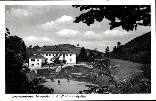Ak Hausberge Porta Westfalica in Westfalen, Jugendherberge