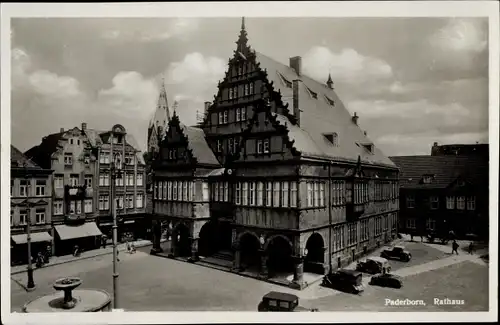 Ak Paderborn in Westfalen, Rathaus