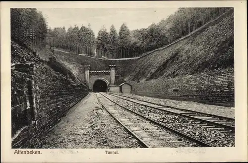 Ak Altenbeken in Nordrhein Westfalen, Tunnel