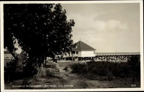 Ak Ostseebad Boltenhagen, Landungsbrücke