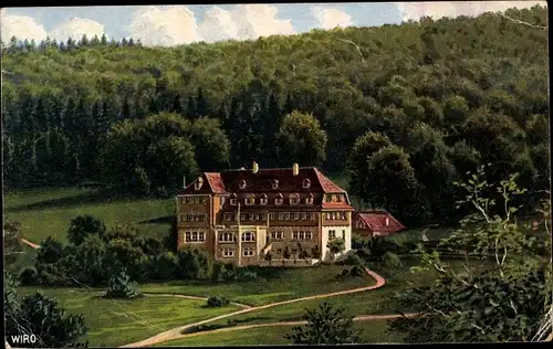 Ak Traifelberg Honau Lichtenstein in Baden Württemberg, Albhotel